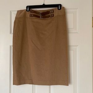 Ralph Lauren Camel Skirt - Black Label